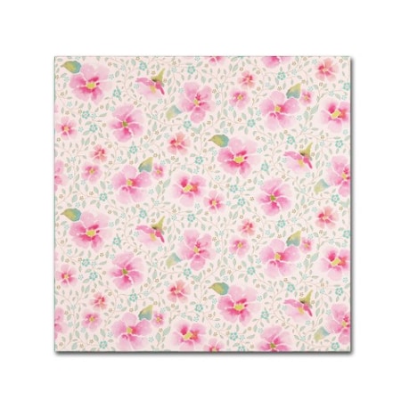 Yachal Design 'Pink Blossoms 300' Canvas Art,35x35